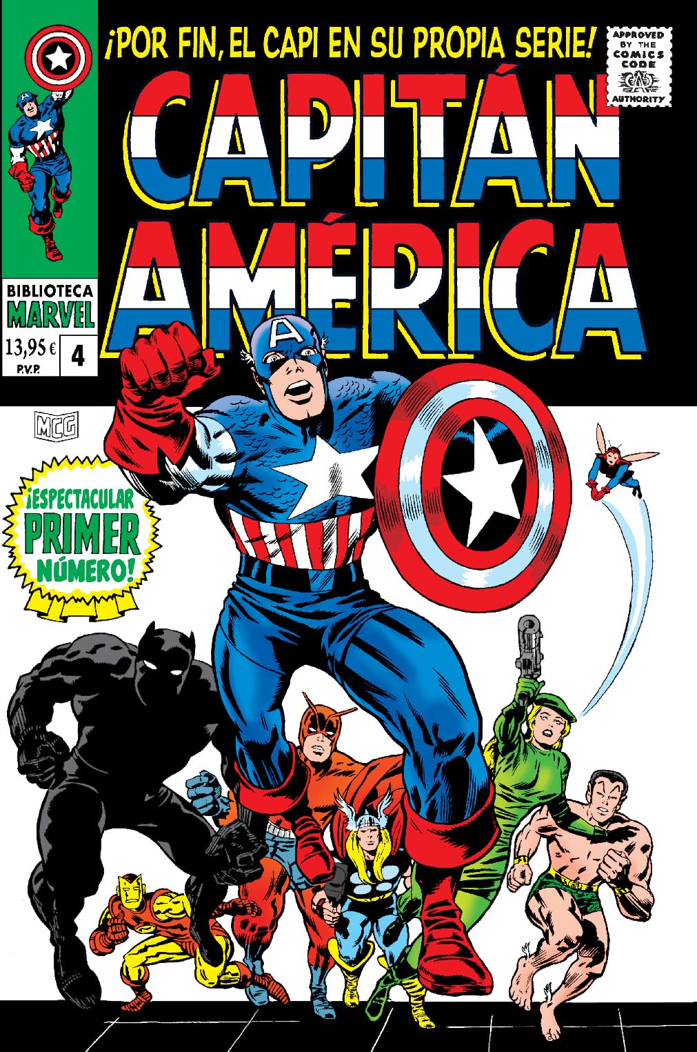 Biblioteca marvel capitán américa 4. 1967-68: tales of suspense 92-99, captain america 100, 101 usa