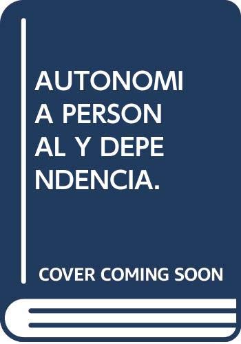 Autonomia personal y dependencia