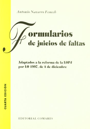 FORMULARIOS JUICIOS DE FALTAS (SIN COLECCION)