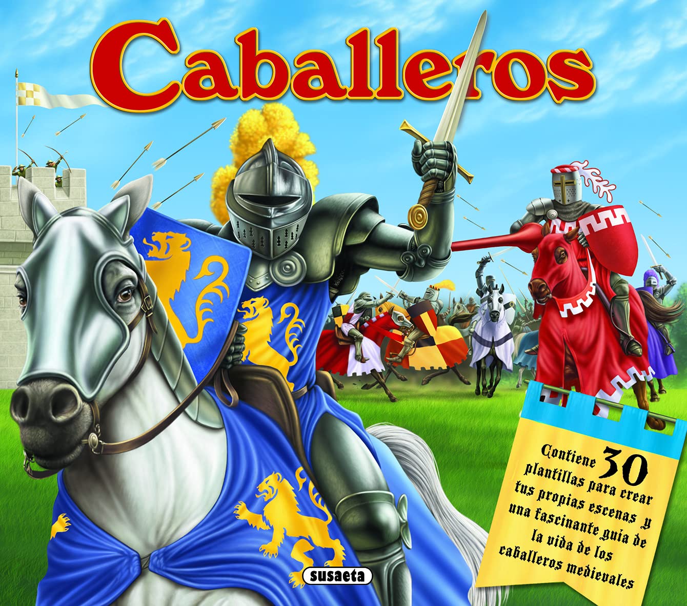 Caballeros (Dibuja con plantillas)