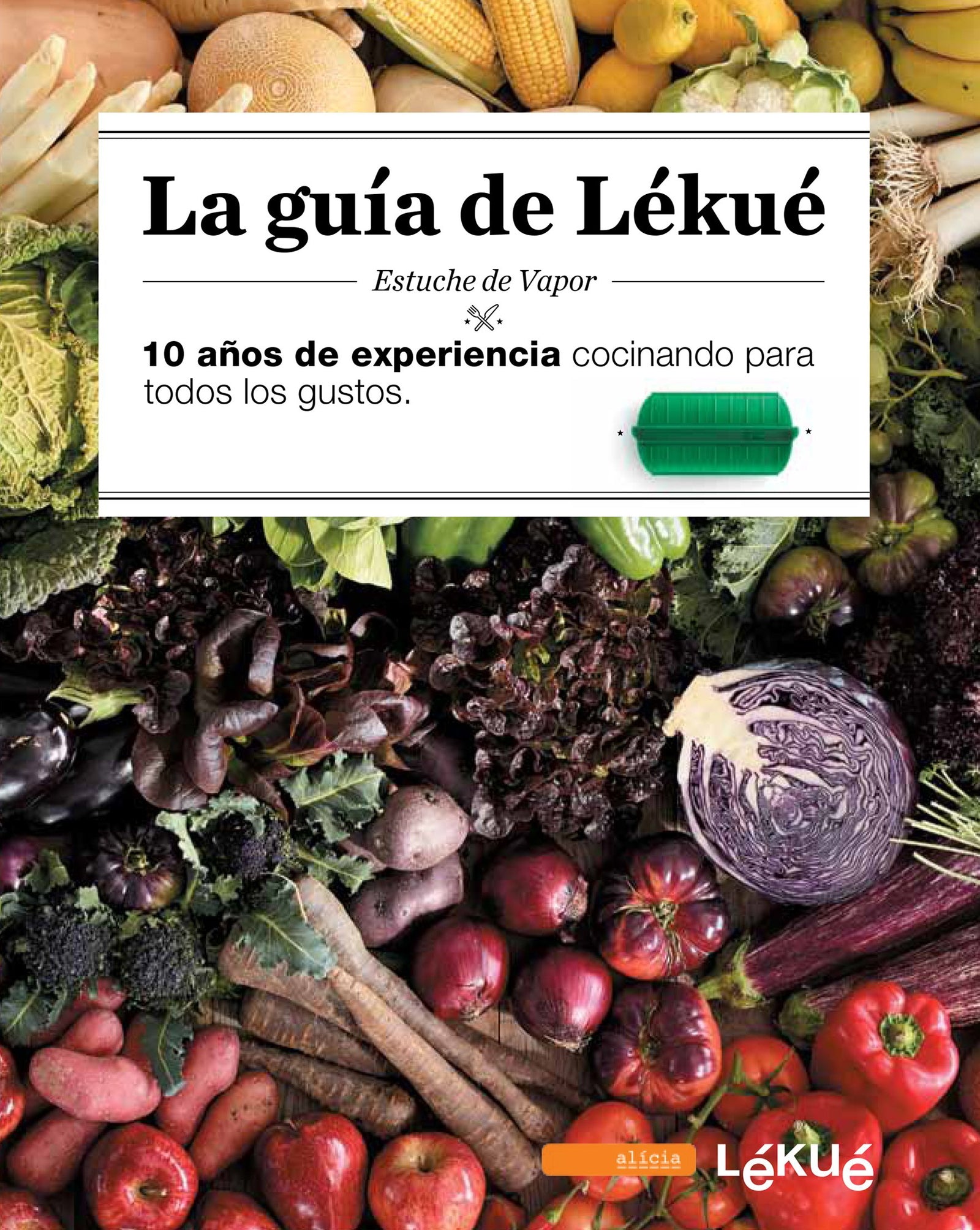 Lékué Libro La Guía, Recetas Estuche de Vapor