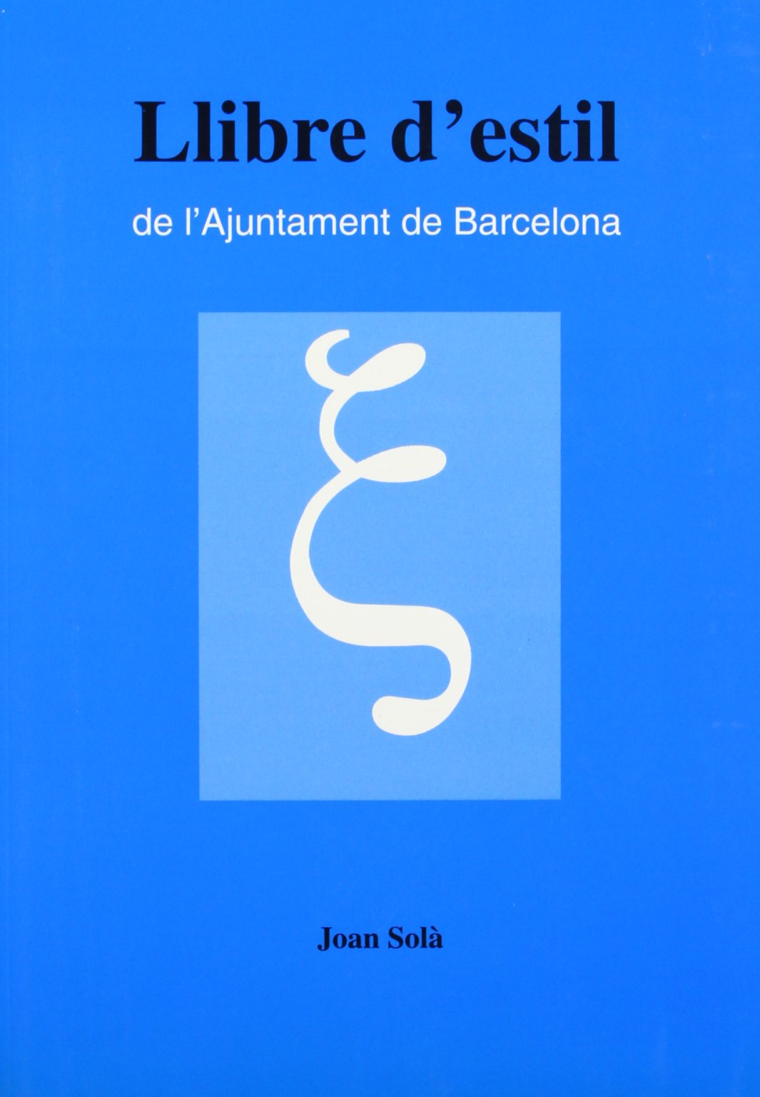 Llibre d'estil de l'Ajuntament de Barcelona