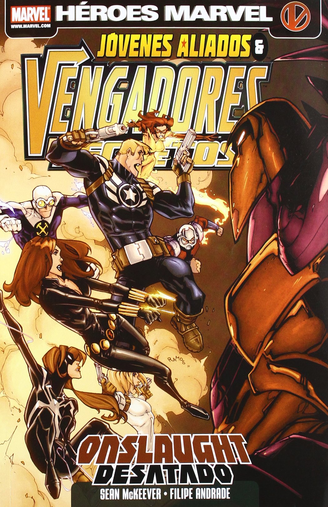 Jovenes aliados y Vengadores: Onslaught desatado