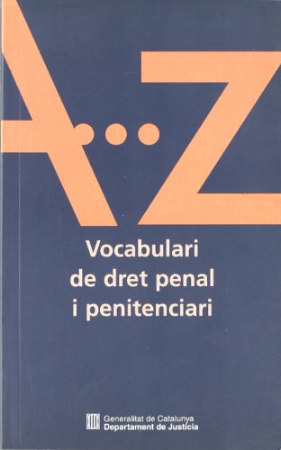 Vocabulari de dret penal i penitenciari