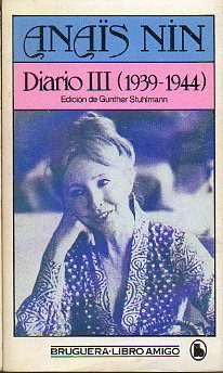 DIARIO III (1939-1944). Edición de Gunther Stuhlmann.