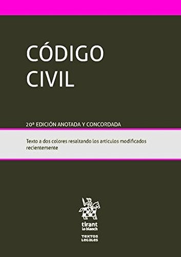 Código Civil 20ª Edición 2016