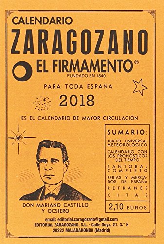 Calendario Zaragozano 2018