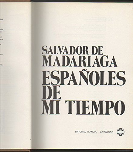 Españoles de mi tiempo (Espejo de España)