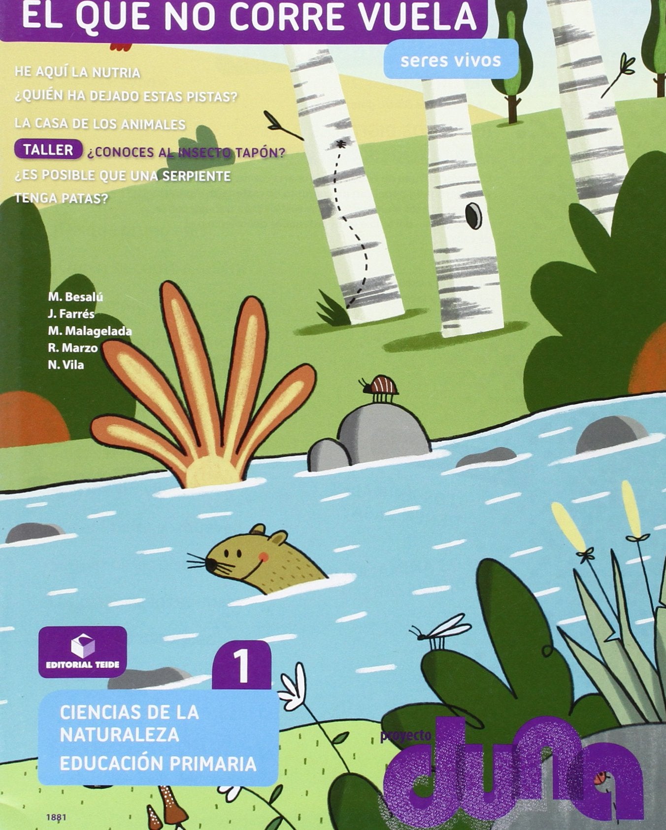 Seres vivos. Ciencias de la naturaleza 1. Proyecto Duna - 9788430718818 (2014)