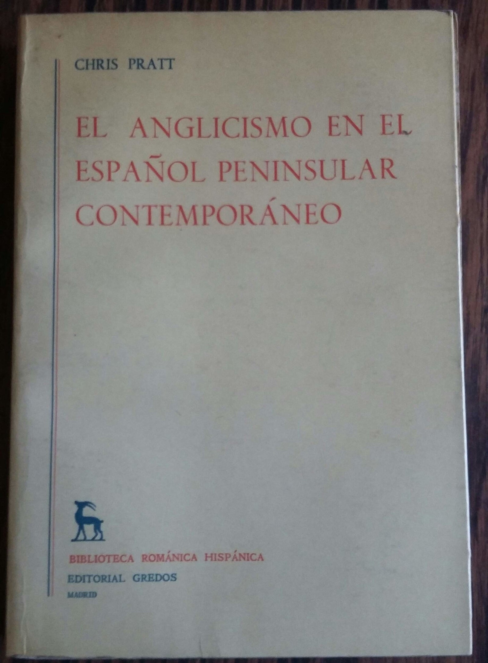El anglicismo en el español peninsular contemporaneo
