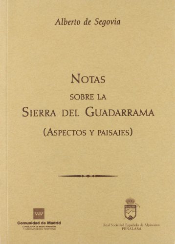 Notas sobre la Sierra del Guadarrama