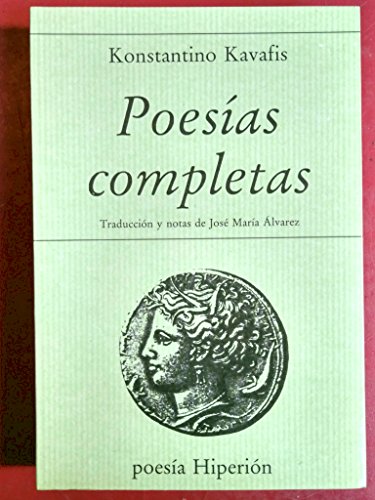 Poesías completas de Constantino Kavafis (Poesía Hiperión)