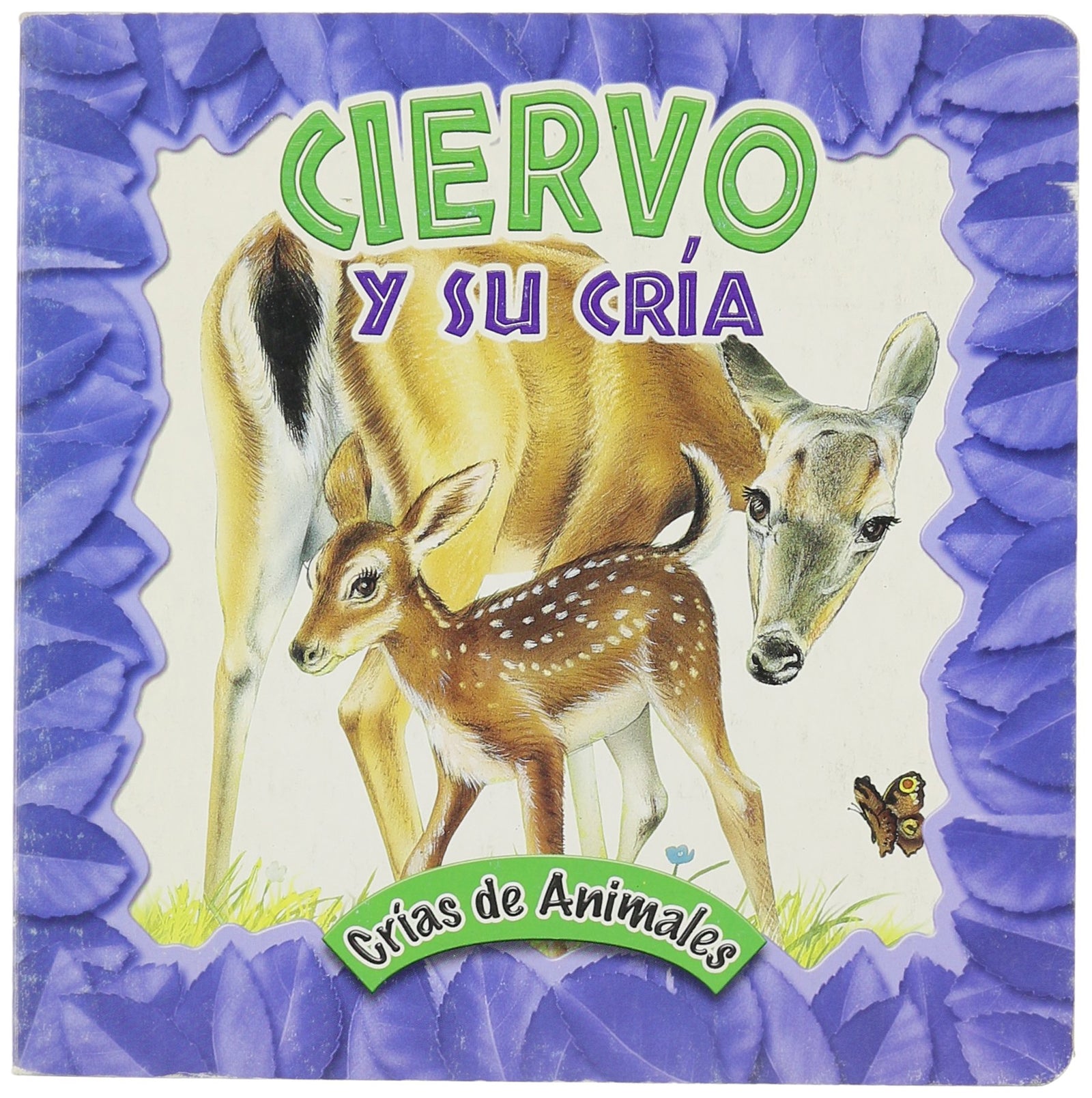 Ciervo y su criav - animales de granja