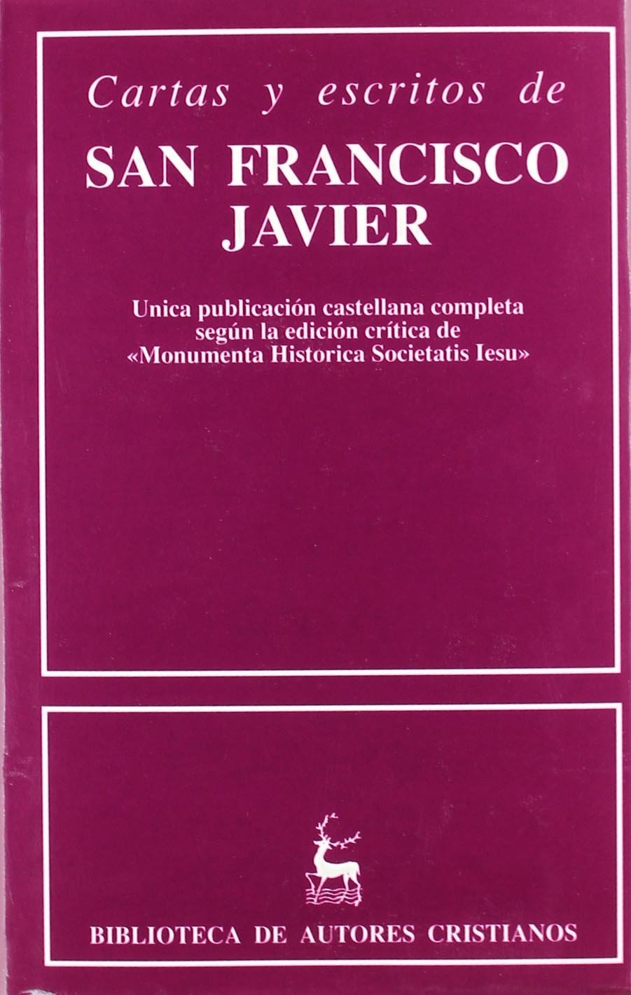 Cartas y escritos de San Francisco Javier (NORMAL)