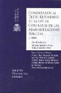 Comentarios al texto refundido de la Ley de contratos de las Administraciones Públicas
