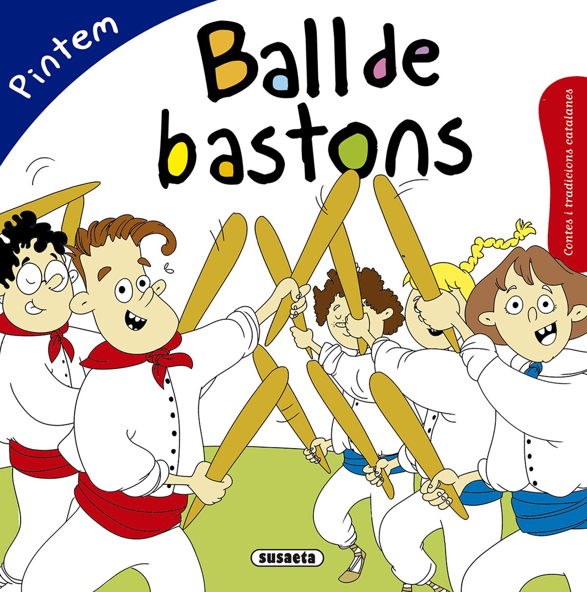 Ball de bastons (Contes i tradicions catalanes colorir)