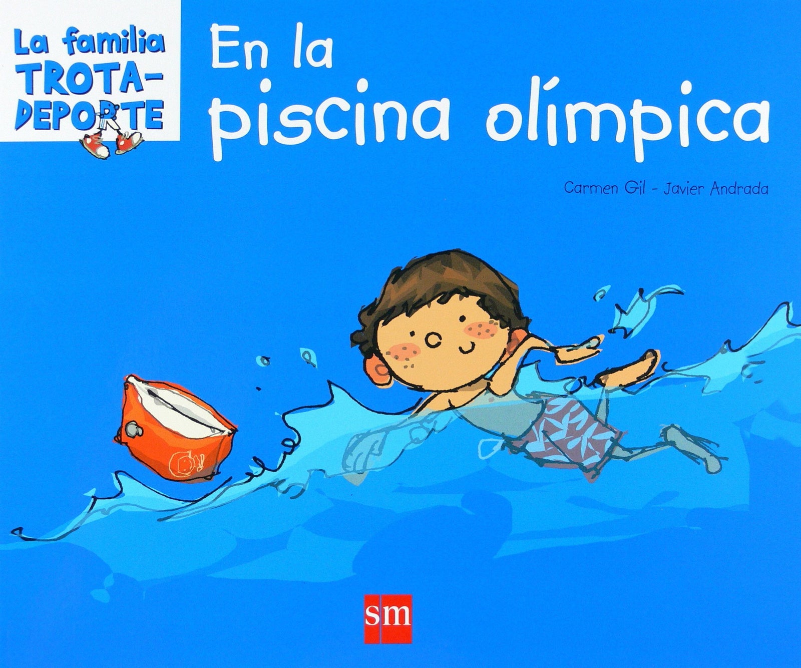 En la piscina olímpica (La familia trotadeporte)