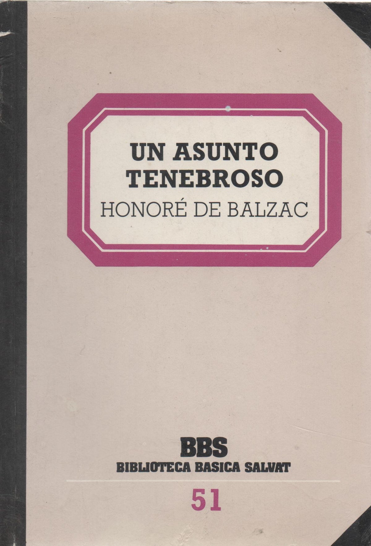 Un Asunto Tenebroso