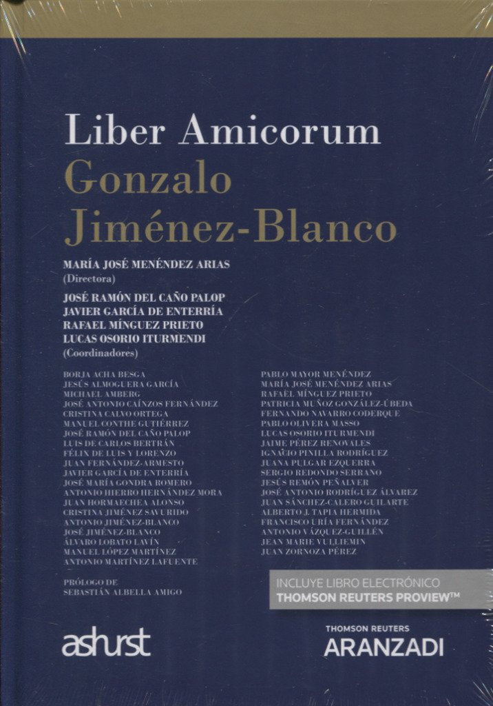 Liber Amicorum Gonzalo Jiménez-Blanco (Monografía)