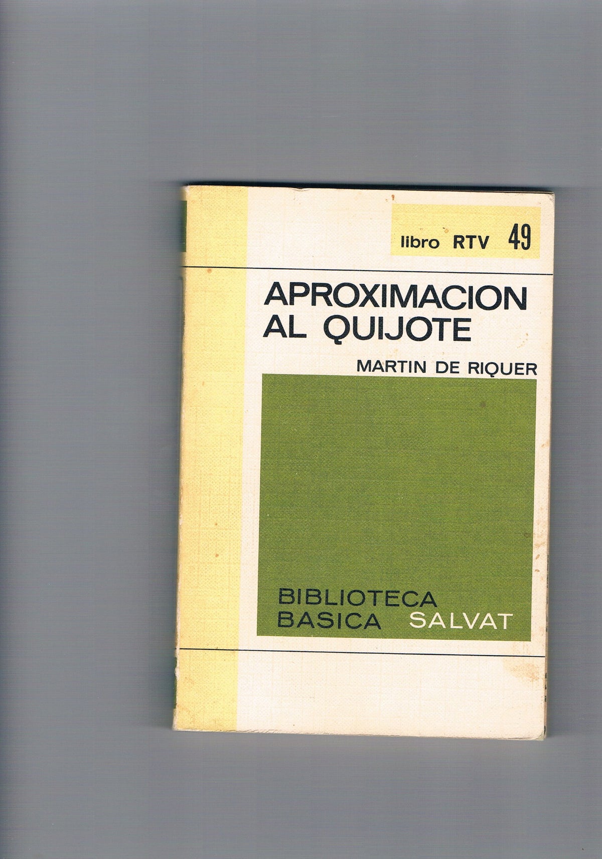 Aproximacion al quijote