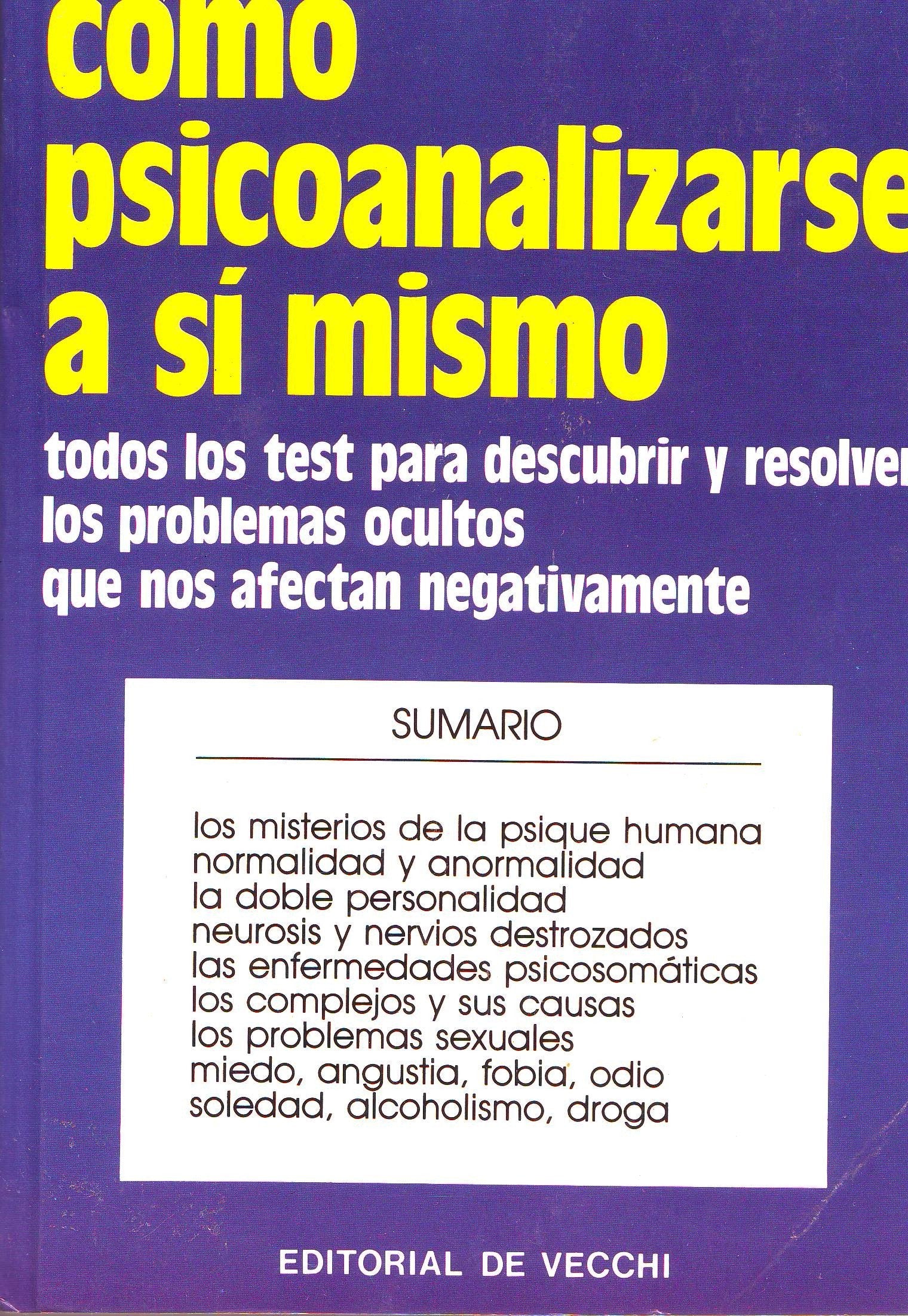 Como psicoanalizarse a si mismo