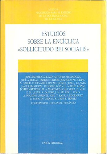 Estudios sobre la encíclica Sollicitudo rey solialis