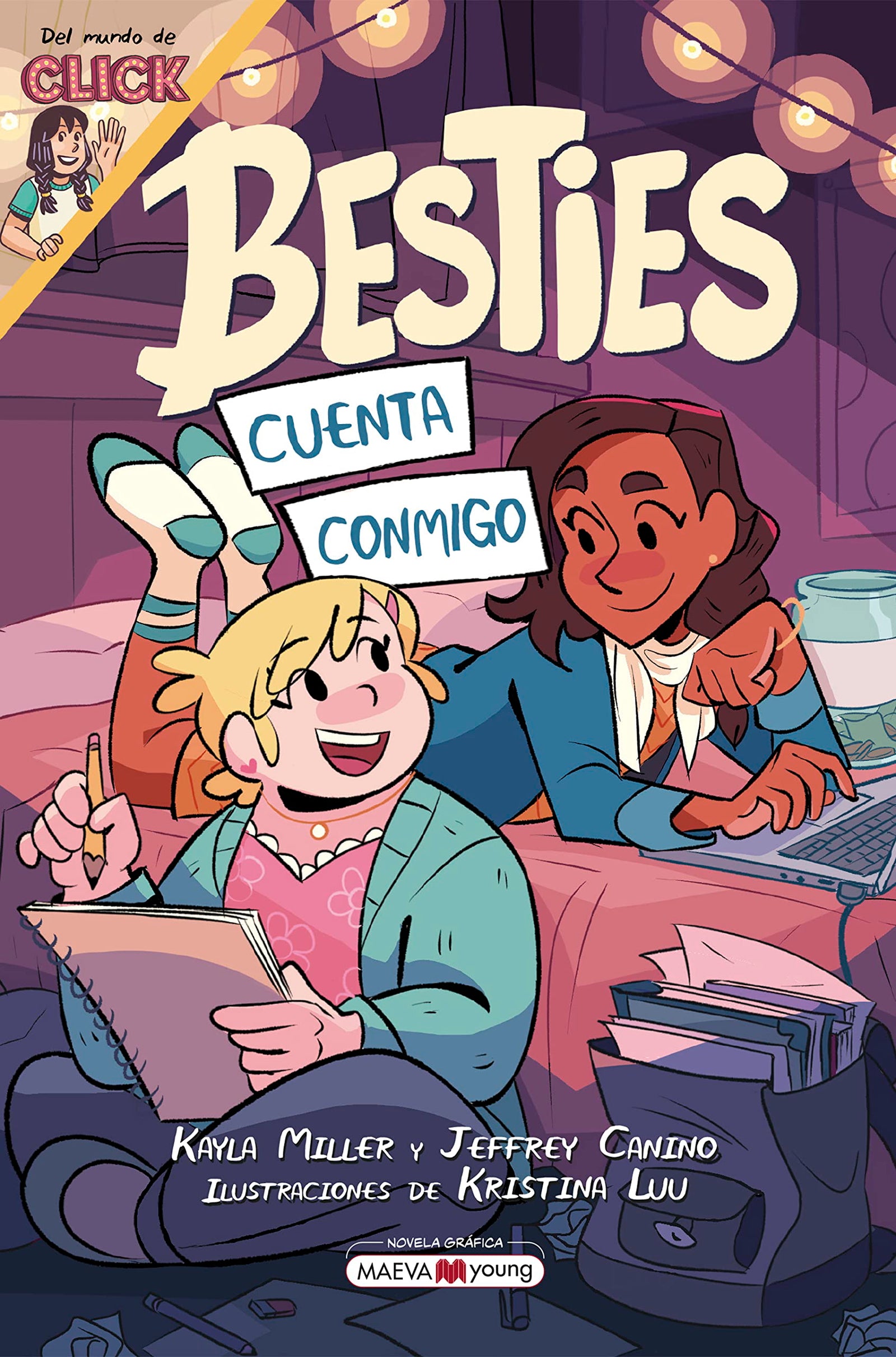 Besties. Cuenta conmigo: Novela gráfica del mundo de CLICK