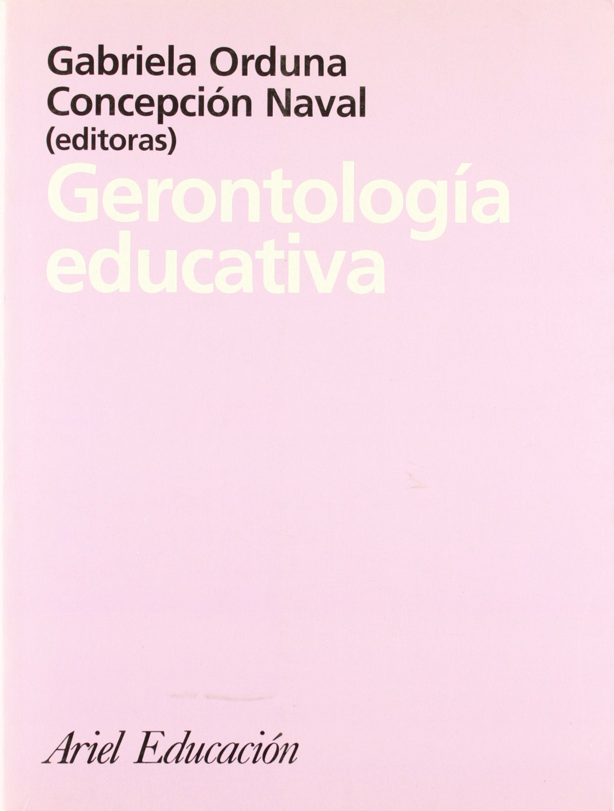 Gerontologia educativa.
