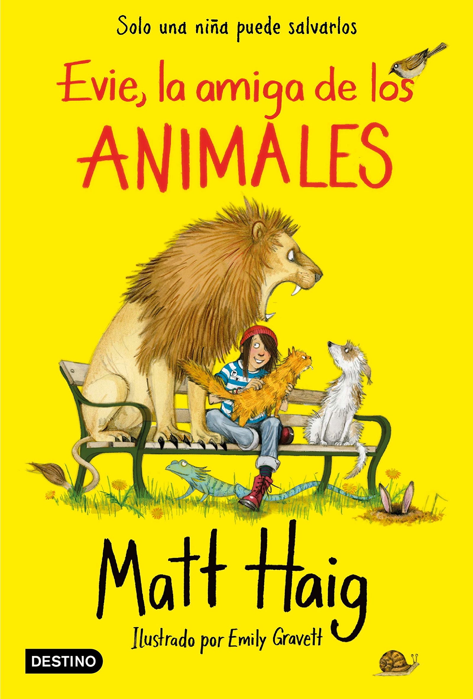 Evie, la amiga de los animales: Ilustrado por Emily Gravett (La isla del tiempo)